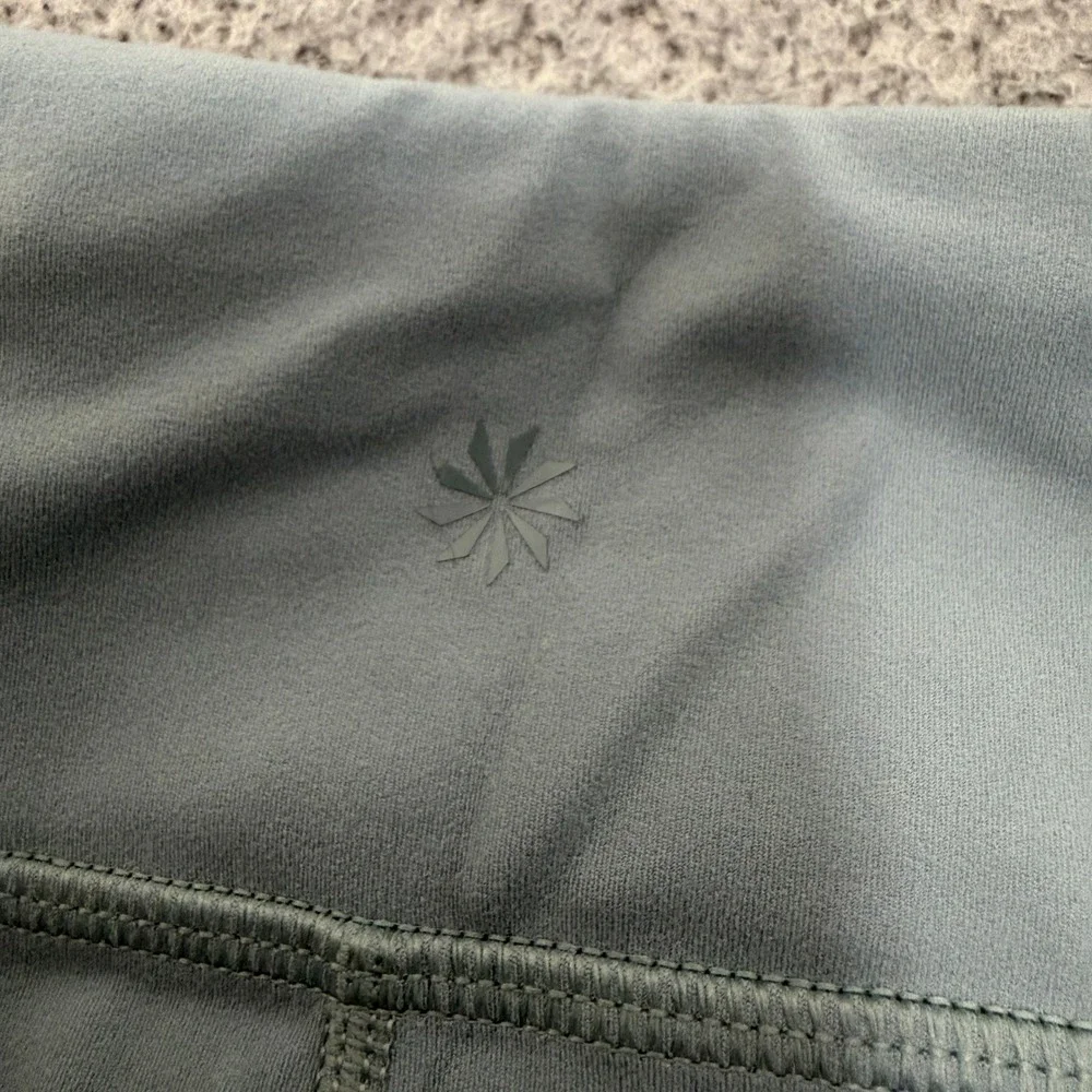 Athleta Girl High Rise Stash Your Treasures Tight Leggings Sage Green XXL 16